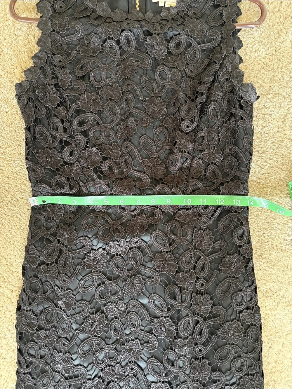 Black Lace Sheath Dress Elegant Sleeveless Cocktail Dress Kate Spade NWOT size 6